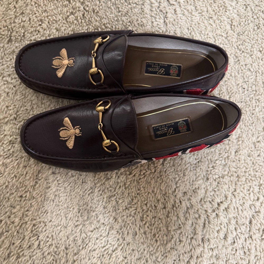 Gucci Men's Horsebit 1953 Leather Loafers